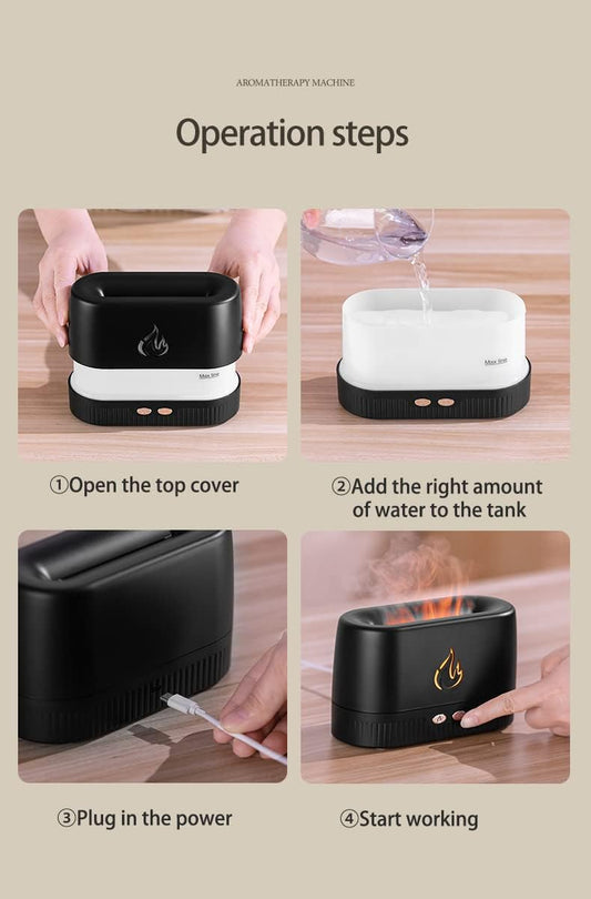 LED Flame Aroma Diffuser