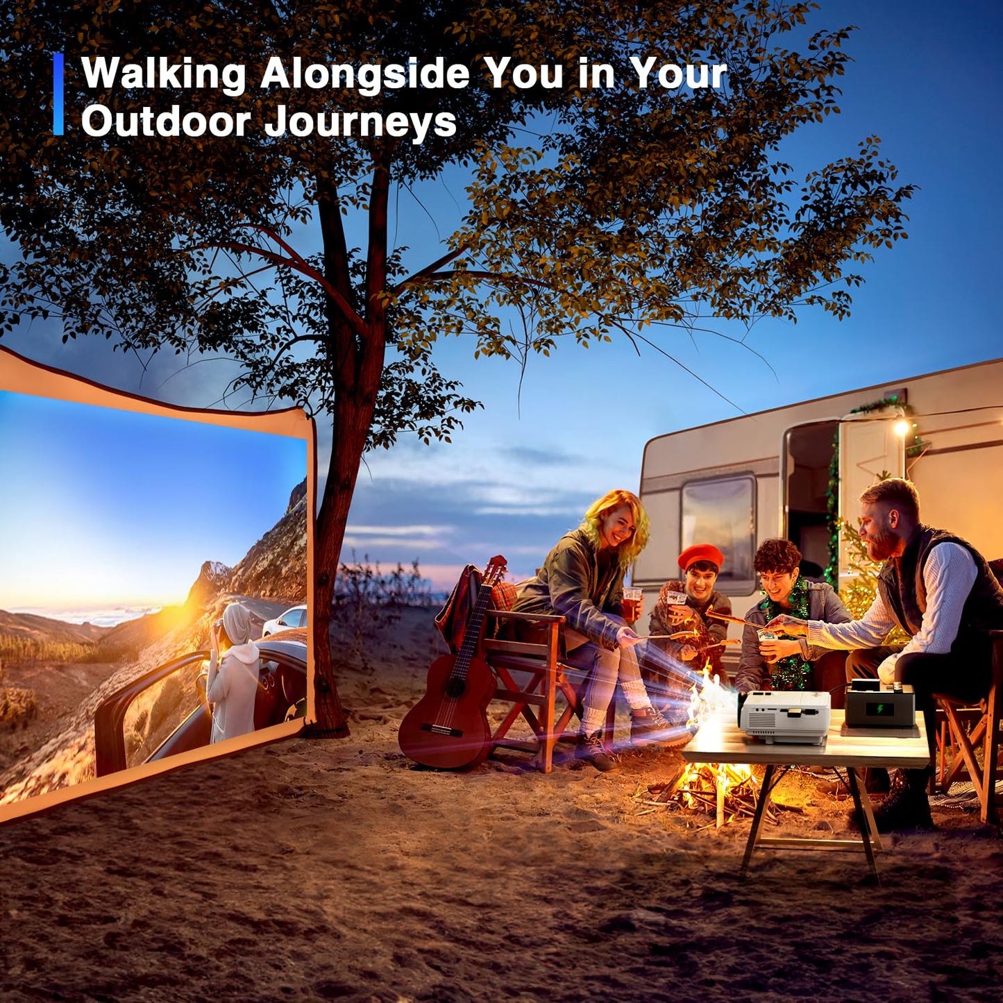 Mini LED Projector 4K