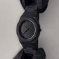 All-Black Men's Quartz Watch with Arabic Numerals