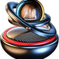Solar Car Air Freshener Rotating Aromatherapy